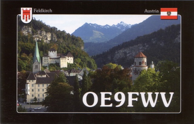 QSL Karte OE9FWV